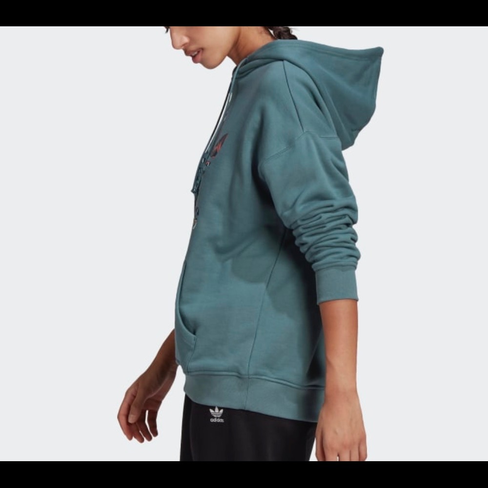 ADIDAS HER STUDIO LONDON WOMEN HOODIE (GN3532) - Picture 2 of 8